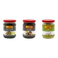 thumbnail image 1 of NineChef Brand Spoon Plus 3 Pack Lee Kum Kee Cooking Sauce, 3 Flavors(Black Bean Garlic Sauce,Chu Hou,Minced Garlic Sauce), 1 of 2