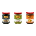 thumbnail image 1 of NineChef Brand Spoon Plus 3 Pack Lee Kum Kee Cooking Sauce, 3 Flavors(Black Pepper Sauce,Minced Garlic Sauce,Plum Sauce), 1 of 2