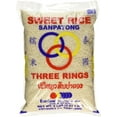 thumbnail image 1 of NineChef Brand Spoon Plus Three Rings Thai Sticky Rice (Sweet Rice) 5 Lbs, 1 of 2