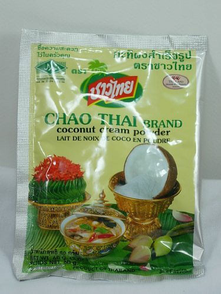 NineChef Bundle (2 Oz.) Thai Coconut Cream Powder for Cooking Food