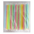 thumbnail image 1 of NineChef Bundle - 35 Super Wide Milkshake Straws - 9" [ Individually Wrapped ] + 1 NineChef Brand Long Handle Spoon, 1 of 2