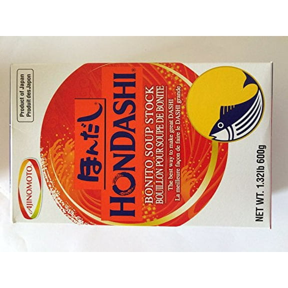 NineChef Bundle - Ajinomoto - Hon Dashi (Soup Stock) 1.32 Pound (21.12 Ounce) (3 Pack) + 1 NineChef Brand Long Handle Spoon