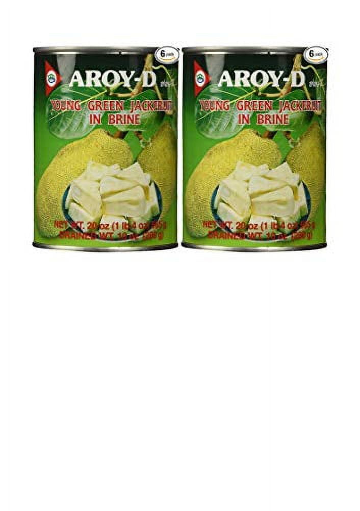 NineChef Bundle - Aroy-D Aroyd Young Green Jackfruit in Brine 20 Ounce (12 Pack) + 1 NineChef Brand ChopStick