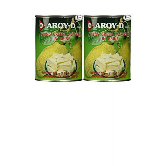 NineChef Bundle - Aroy-D Aroyd Young Green Jackfruit in Brine 20 Ounce (12 Pack) + 1 NineChef Brand ChopStick
