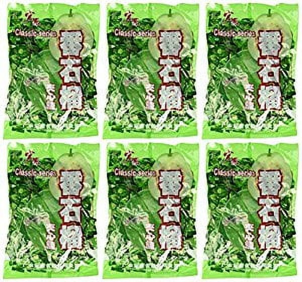 NineChef Bundle - Bai Chuan Snack Candy Guava Flavor 13 oz (Pack of 6) + 1 NineChef Brand Long Handle Spoon