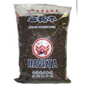 NineChef Bundle - Black Sweet Rice 5lb + 1 NineChef Brand Long Handle Spoon