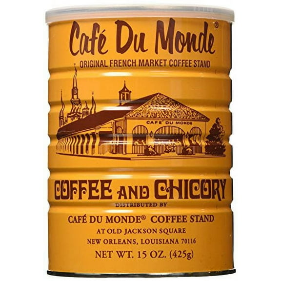 NineChef Bundle - Cafe Du Monde Coffee Chicory 15-Ounce (Pack of 3) + 1 NineChef ChopStick