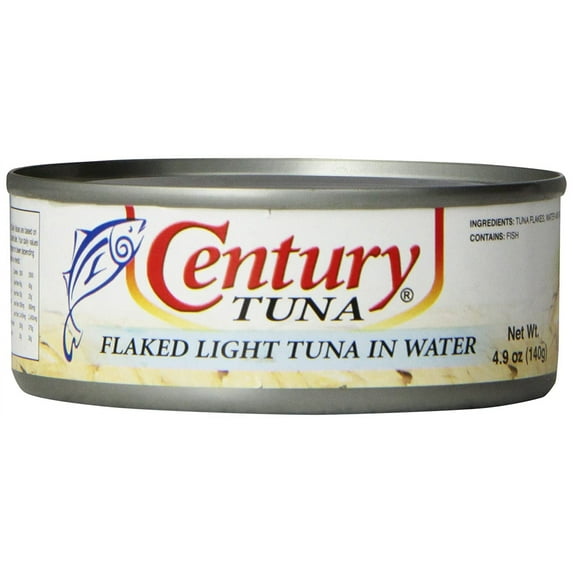 NineChef Bundle - Century Tuna Flaked Light Tuna In Water, 4.9 Ounce (pack 1) Plus NineChef Brand Spoon
