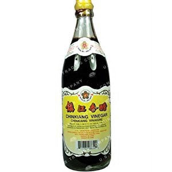 NineChef Bundle - Chinkiang Vinegar (Six Bottle) + 1 NineChef Brand Long Handle Spoon
