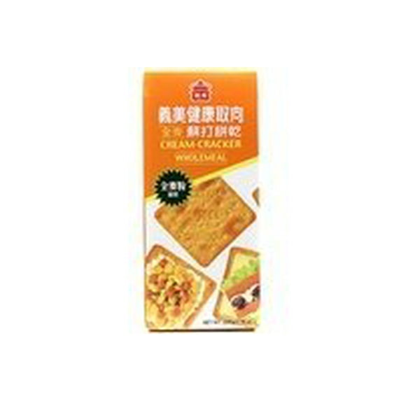 NineChef Bundle - Cream Cracker (Wholemeal) - 7.76oz (Pack of 1) + 1 NineChef Brand Long Handle Spoon