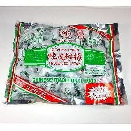 NineChef Bundle - Dried Lemon Fruit Candy - Chan Pui Lemon - 14 Oz (400 G) + 1 NineChef Brand Long Handle Spoon