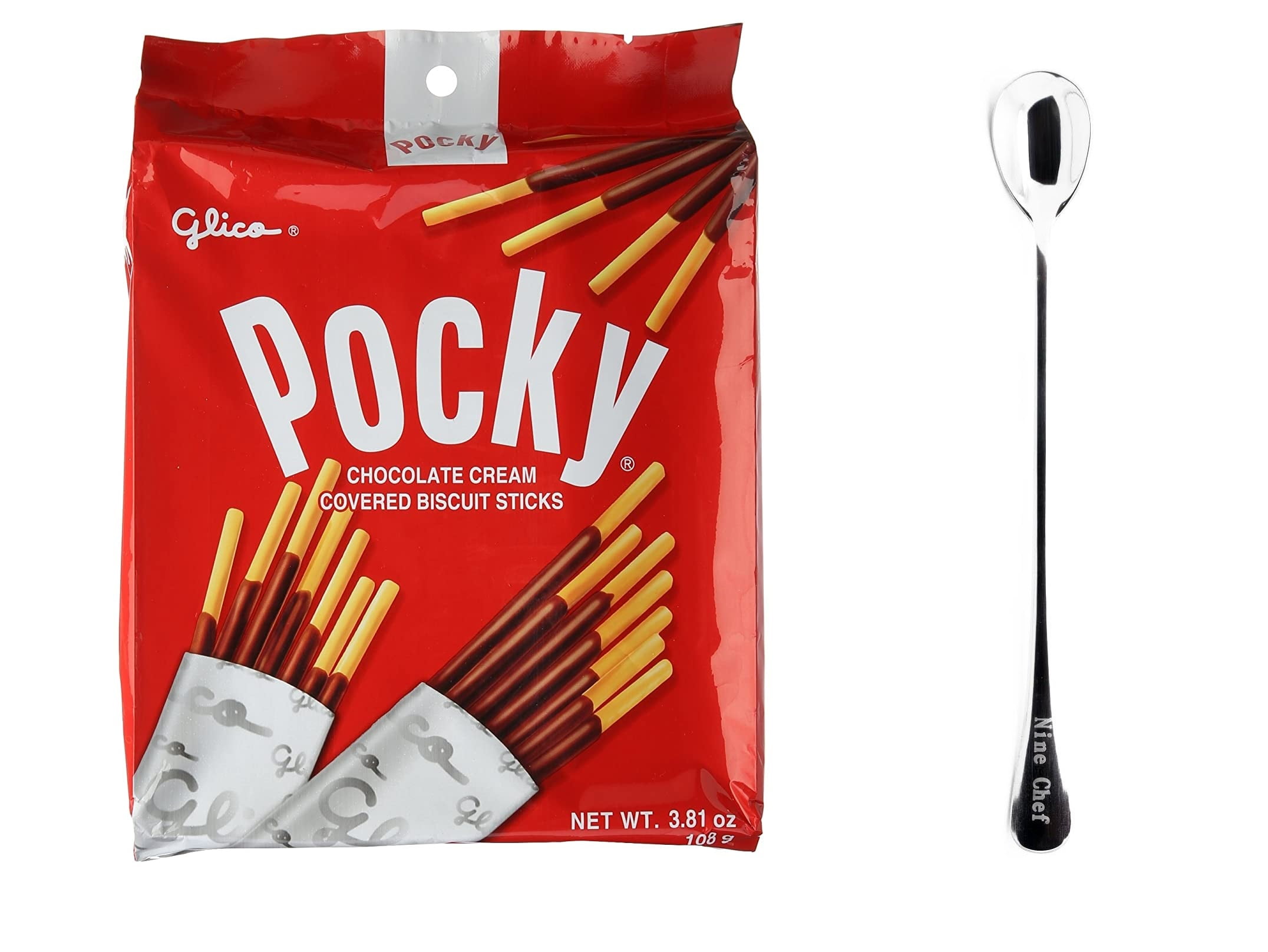 NineChef Bundle - Glico Pocky Family Pack Chocolate Pocky (large
