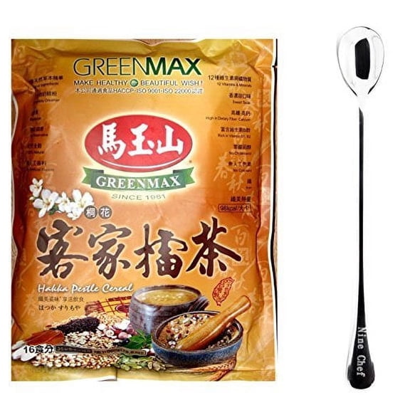 NineChef Bundle - GreenMax (Mayushan) (Hakka Pestle Cereal 12 Pack (One Case)) + 1 NineChef ChopStick