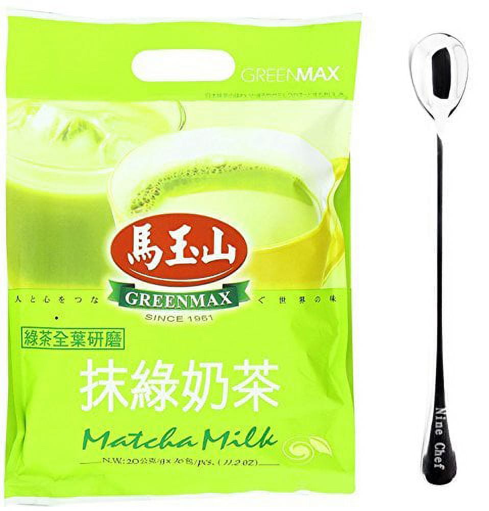 NineChef Bundle - GreenMax (Mayushan) (Matcha Tea 12 Pack (One Case)) + 1 NineChef ChopStick