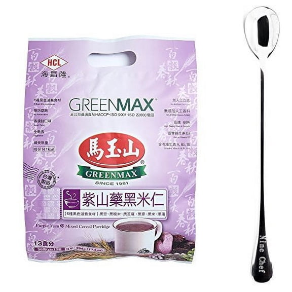 NineChef Bundle - GreenMax (Mayushan) (Yam and Mixed Cereal 12 Pack (One Case)) + 1 NineChef ChopStick