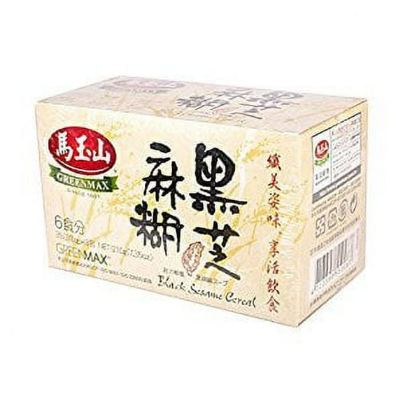 NineChef Bundle - Greenmax (Mayushan) Black Sesame Cereal - 7.35oz (5 Bag) + 1 NineChef ChopStick