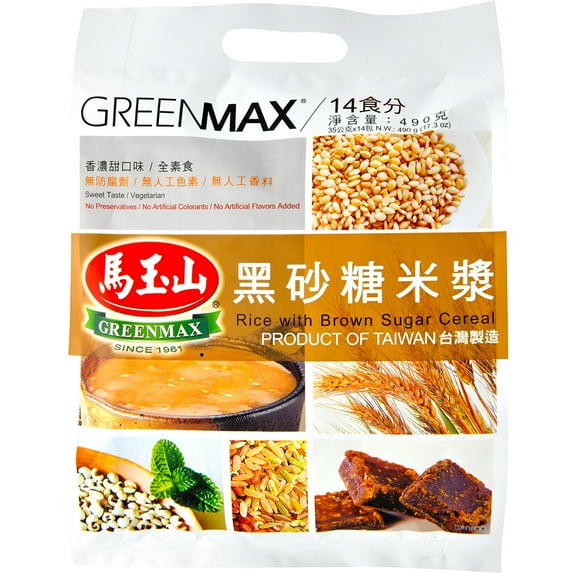 Greenmax Sc/Bag Rice W/Brn Sugar Cereal