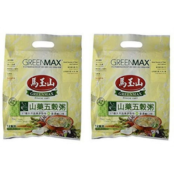 NineChef Bundle - Greenmax - Yam & Multi Grains Cereal 14.8oz (Pack of 2) + 1 NineChef ChopStick