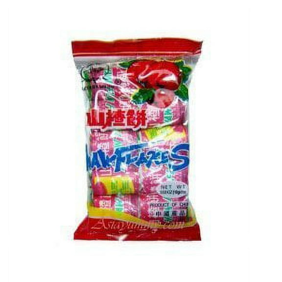 NineChef Bundle - Haw Flakes (Pack of 5) + 1 NineChef Brand Long Handle Spoon