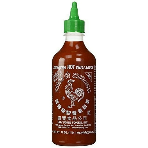 NineChef Bundle - Huy Fong - Sriracha Hot Chili Sauce (Net Wt. 17 Oz.) - 3 Pack + 1 NineChef ChopStick