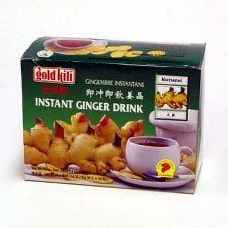 NineChef Bundle - Instant Ginger Drink 3 PAK - 3 X 10 Bags + 1 NineChef Brand Long Handle Spoon