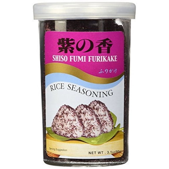 NineChef Bundle - JFC - Shiso Fumi Furikake (Rice Seasoning) 3.1 Oz. + 1 NineChef Brand Long Handle Spoon
