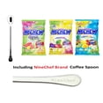 thumbnail image 1 of NineChef Bundle - Japanese Morinaga Hi Chew Sours Citrus Tropical and Original Mix 3 Packs Set + 1 NineChef Brand Long Handle Spoon, 1 of 3