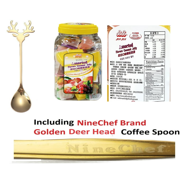 NineChef Bundle - Jin Jin Assorted Fruit Lychee Mango Peach Grape