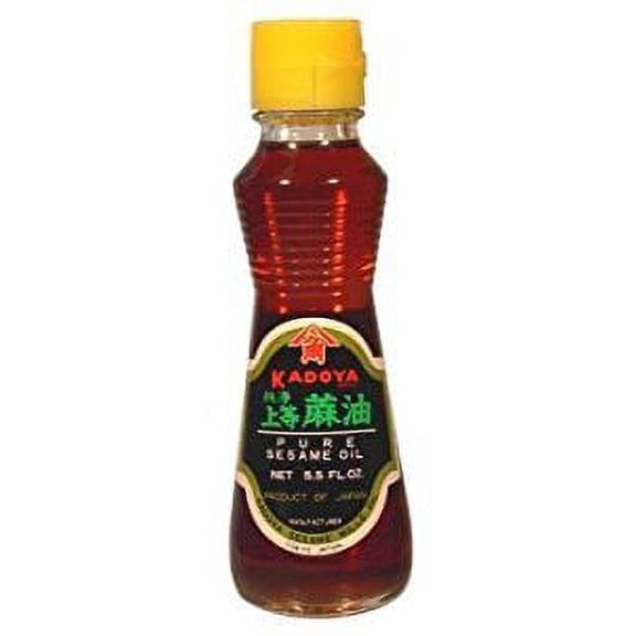 NineChef Bundle - Kadoya Brand 100% Pure Sesame Oil 5.5oz Pack of 3 + 1 NineChef ChopStick