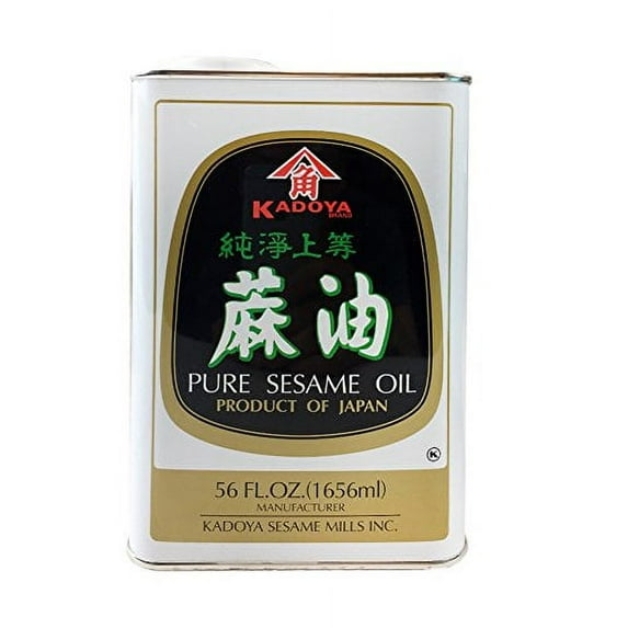 NineChef Bundle - Kadoya Brand Sesame Oil 56 Ounce 100% Pure + 1 NineChef ChopStick
