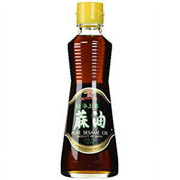 NineChef Bundle - Kadoya Pure Sesame Oil - 11 oz (3 Bottle) + 1 NineChef ChopStick