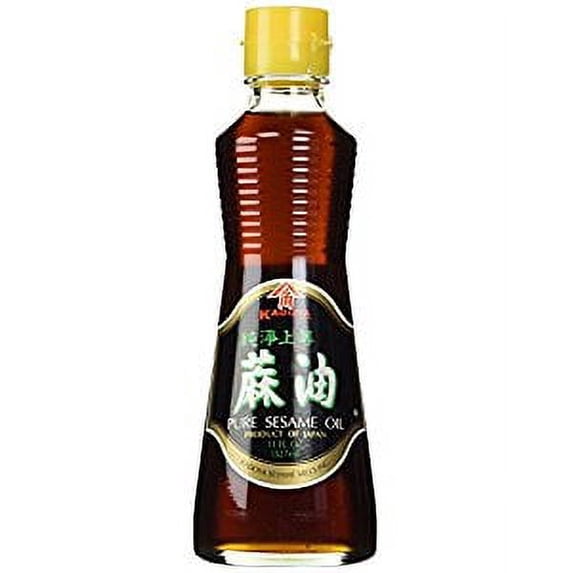NineChef Bundle - Kadoya Pure Sesame Oil - 11 oz (6 Bottle) + 1 NineChef ChopStick