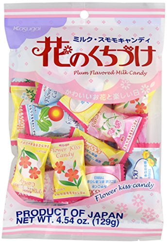 NineChef Bundle - Kasugai Hana no Kuchizuke Candy 4.54oz (2 Pack) + 1 NineChef Brand Long Handle Spoon