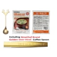 thumbnail image 1 of NineChef Bundle - Kikkoman Instant Shiro Miso Soup, SoyBean paste soup white (Pack 2) Plus NineChef Brand Coffee Spoon, Made in Japan, 1 of 1