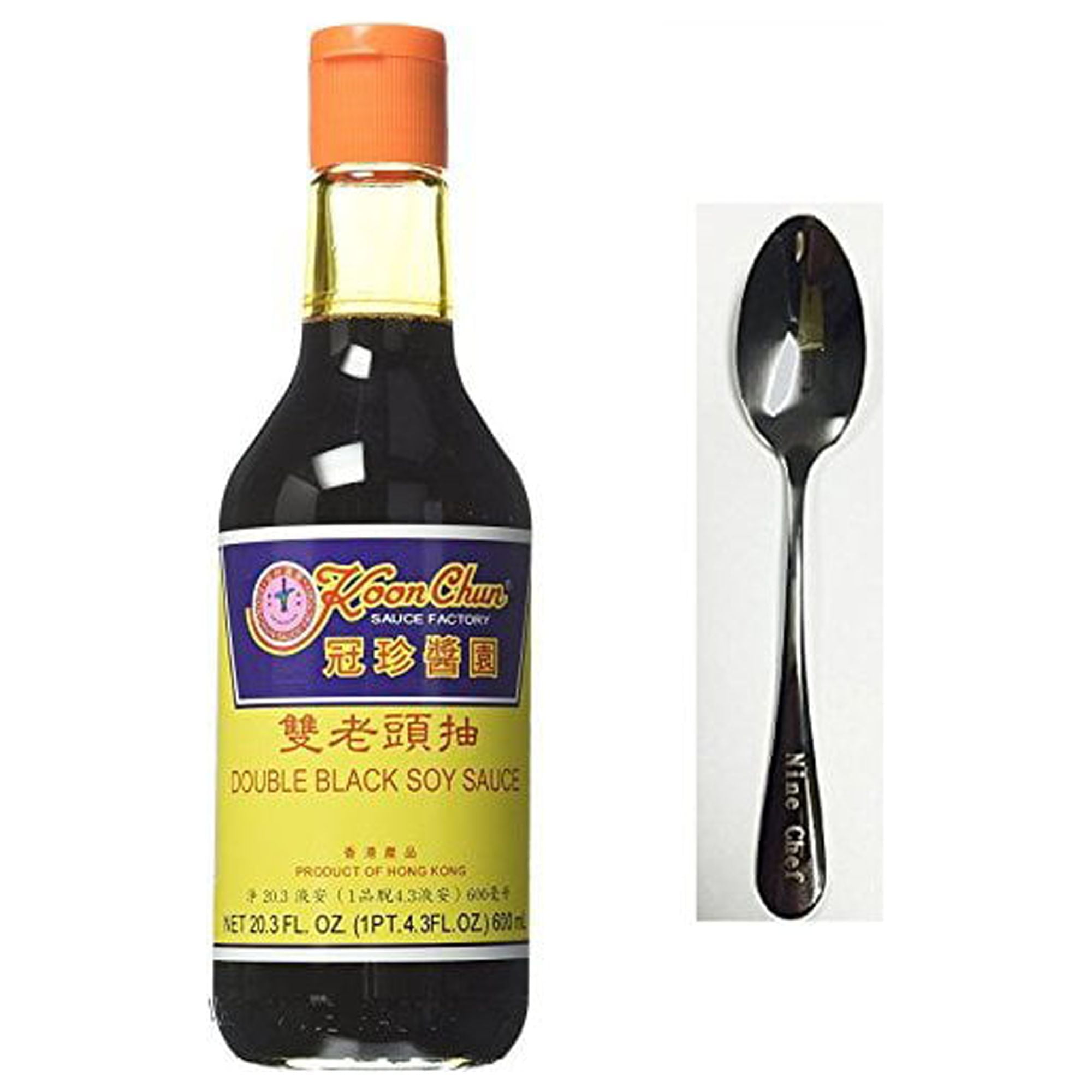 NineChef Bundle - Koon Chun Double Black Soy Sauce (10 Bottle) + 1 NineChef ChopStick