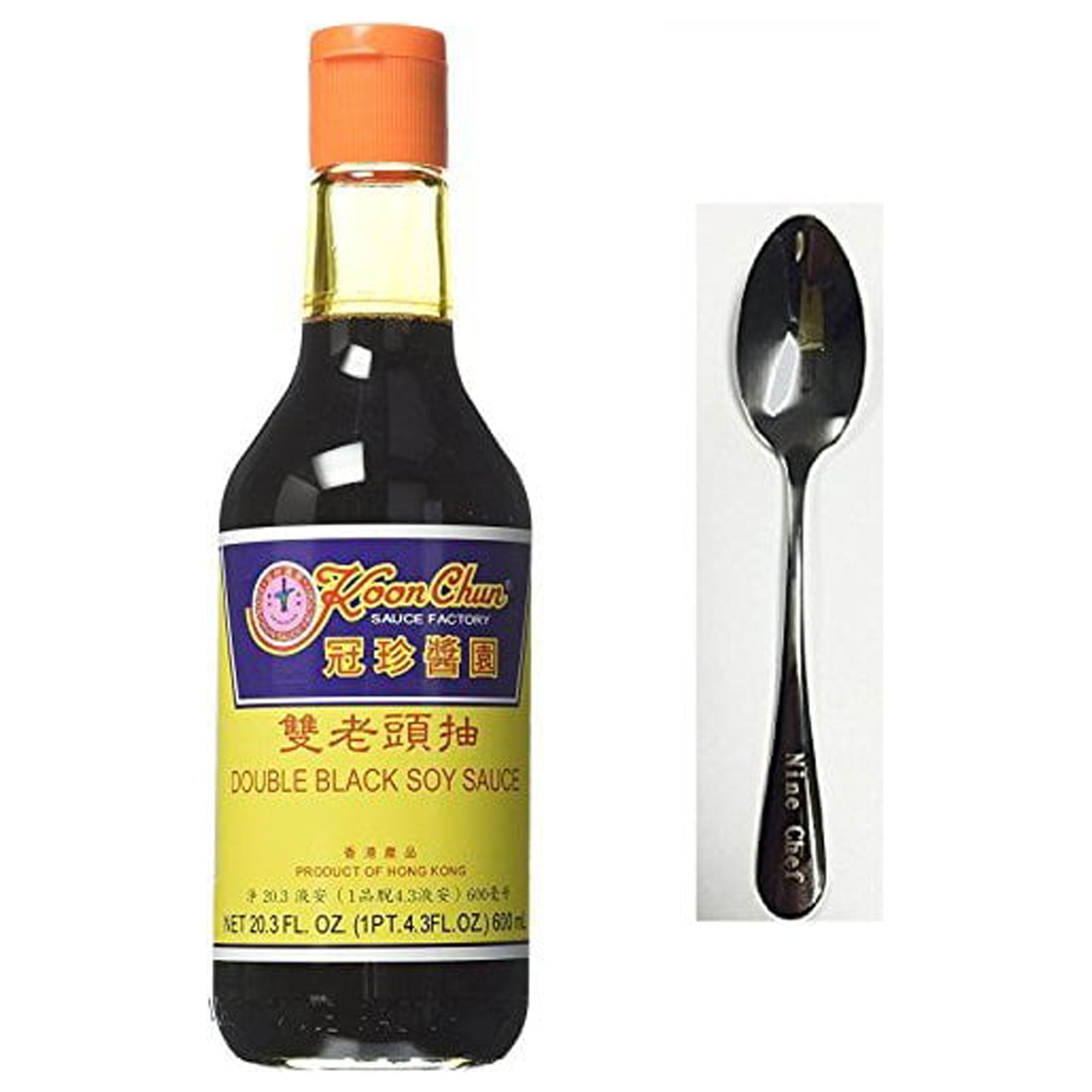 NineChef Bundle - Koon Chun Double Black Soy Sauce (2 Bottle) + 1 NineChef ChopStick