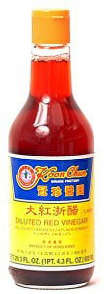 NineChef Bundle - Koon Chun Red Vinegar 16.9-Ounce Bottle (Pack of 2) + 1 NineChef ChopStick