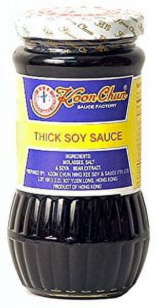 NineChef Bundle - Koon Chun Thick Soy Sauce 16-Ounce Glass Jars (Pack of 3) + 1 NineChef ChopStick