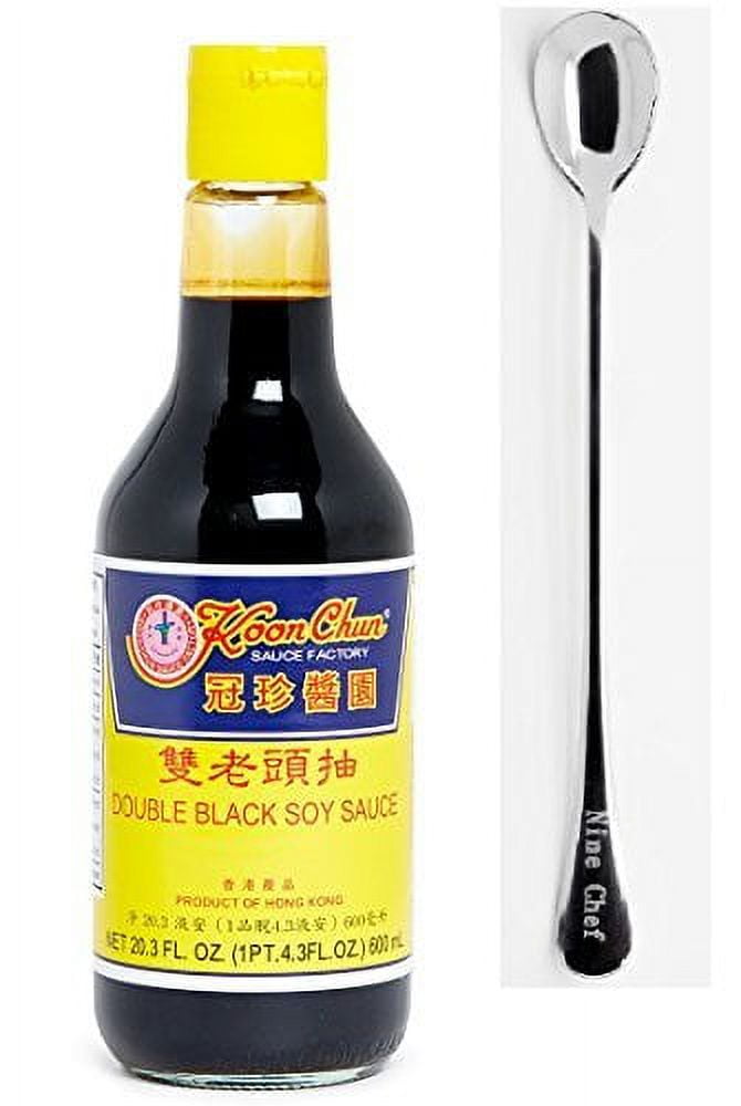 NineChef Bundle - Koon Chun (guan zhen) Seasoning (Double Black Soy Sauce 4 Bottle) + 1 NineChef ChopStick