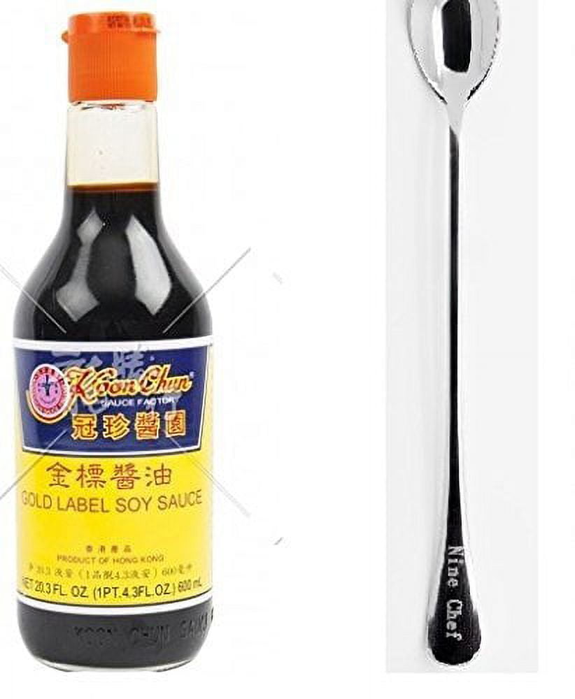 NineChef Bundle - Koon Chun (guan zhen) Seasoning (Gold Label Soy Sauce 12 Bottle) + 1 NineChef ChopStick