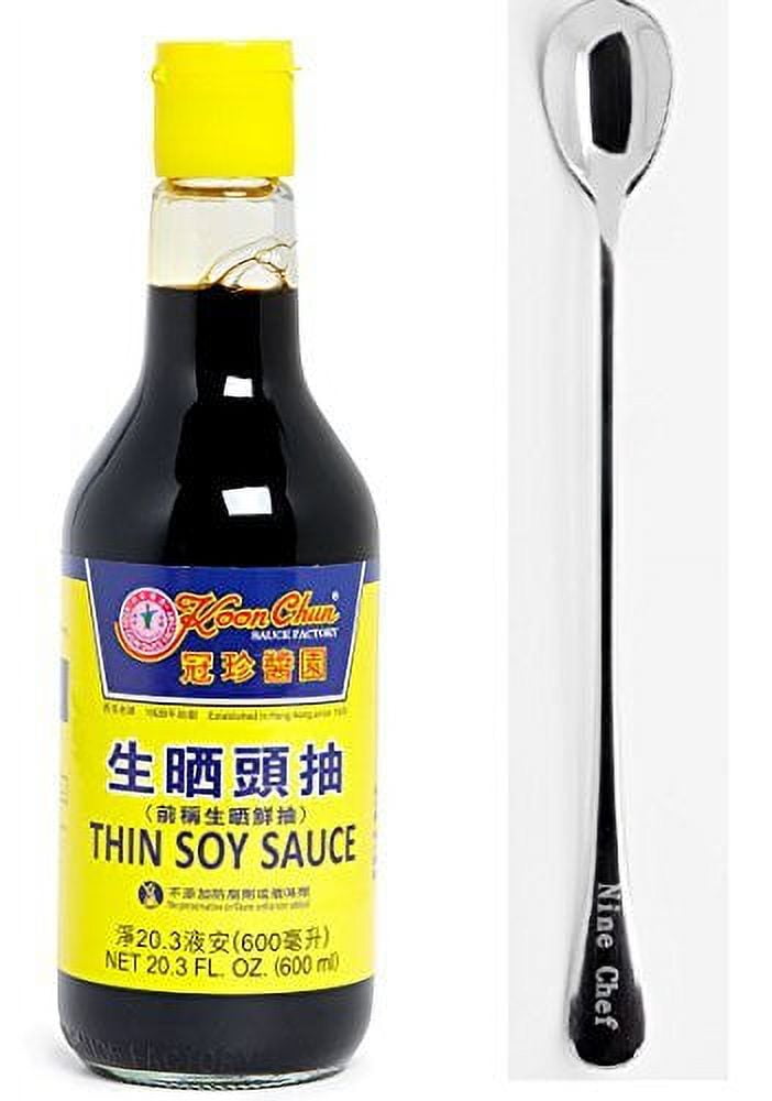 NineChef Bundle - Koon Chun (guan zhen) Seasoning (Thin Soy Sauce 12 Bottle) + 1 NineChef ChopStick