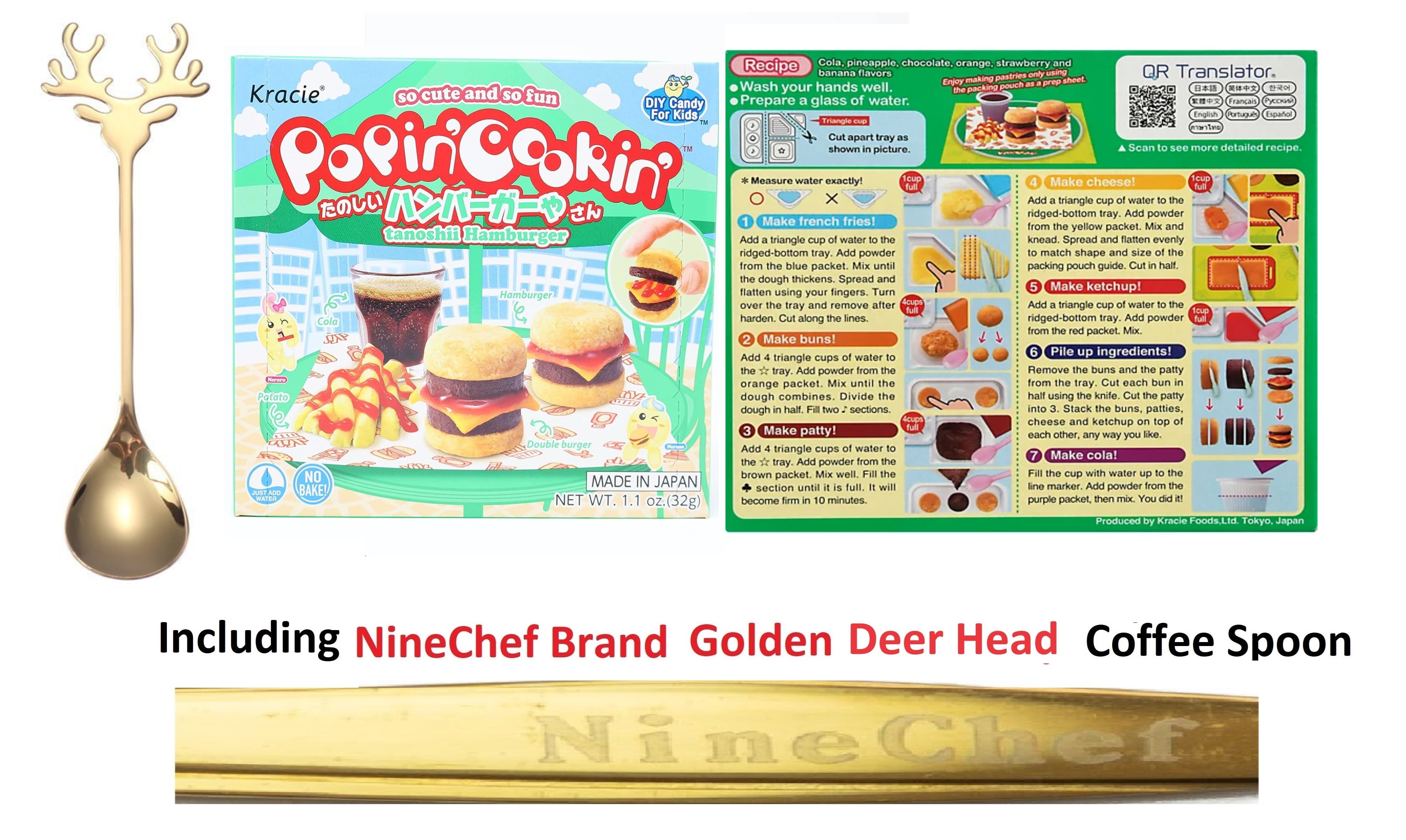 https://i5.walmartimages.com/seo/NineChef-Bundle-Kracie-Popin-Cookin-Japanese-Diy-Candy-for-Kids-Hamburger-Kit-Pack-of-1-Plus-NineChef-Brand-Golden-Deer-Head-Spoon_d92eb7f4-820d-4020-9117-bb54bc2dbb44.e71ad6b775882d5939d0bc963189ba7b.jpeg
