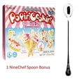 thumbnail image 1 of NineChef Bundle - Kracie Popin Cookin JapaneseDiy Candy for Kids Tanoshii Cakes Kit (Pack of 3) Total 3 kits + 1 NineChef Brand Long Handle Spoon, 1 of 2