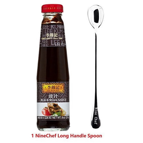 NineChef Bundle - Lee Kum Kee Black Bean Sauce - 8 oz. + 1 NineChef Brand ChopStick