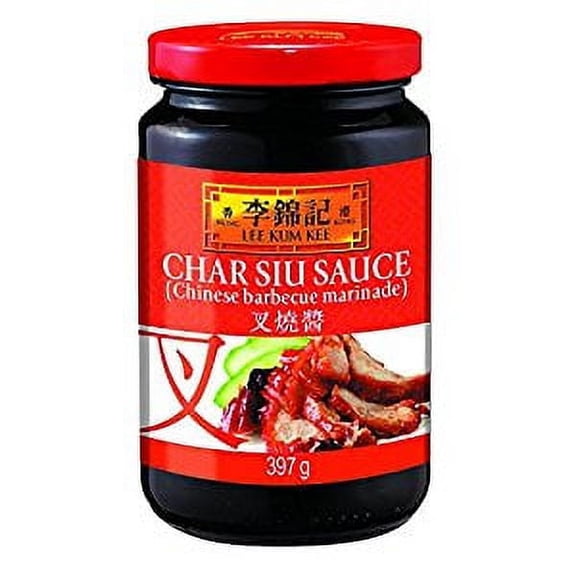 NineChef Bundle - Lee Kum Kee Char Siu Chinese Barbecue Sauce 14-Ounce Jars (2 Pack) + 1 NineChef Brand ChopStick