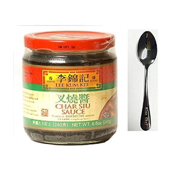 NineChef Bundle - Lee Kum Kee Char Siu Chinese Barbecue Sauce - 8 oz(24 Bottle) + 1 NineChef Brand ChopStick