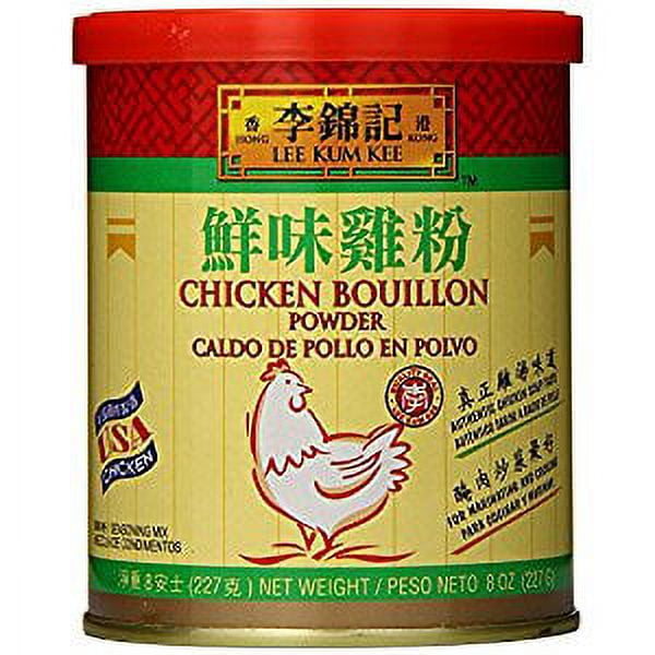 NineChef Bundle Lee Kum Kee Chicken Bouillon Powder 8 Ounce (4 Bottle