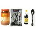 thumbnail image 1 of NineChef Bundle - Lee Kum Kee Chili Bean Sauce (Toban Djan) (13 oz.)+Chinese Douchi - Fermented Black Beans - 16 Oz Bag Each + Gold Plum Chinkiang Vinegar 18.6 fl oz + 1 NineChef Brand ChopStick, 1 of 1