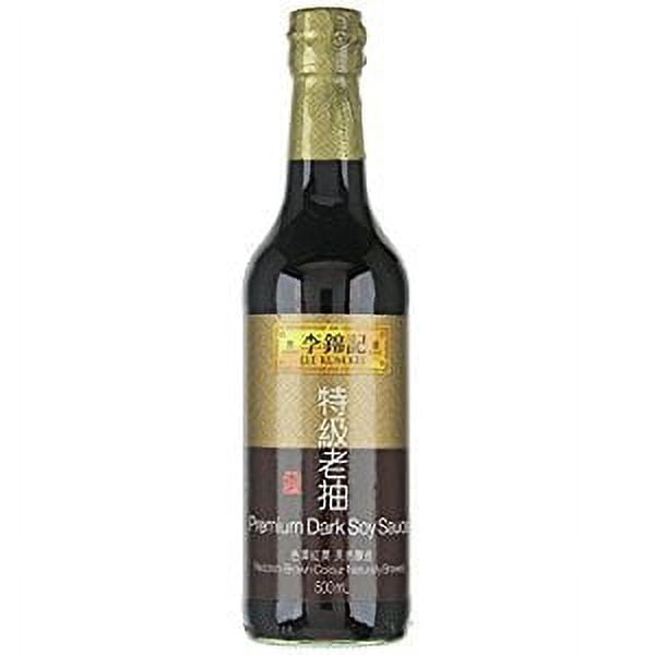 NineChef Bundle - Lee Kum Kee Premium Dark Soy Sauce 16.9-Ounce Bottle (10 Bottle) + 1 NineChef Brand ChopStick