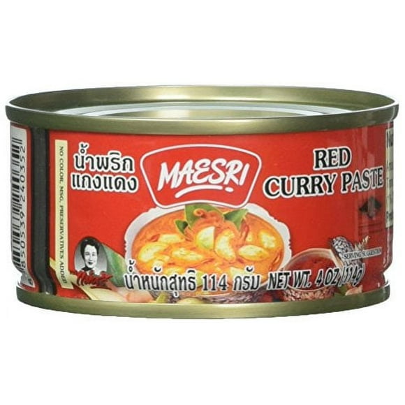 NineChef Bundle - Maesri Thai red curry - 4 oz x 2 cans + 1 NineChef ChopStick
